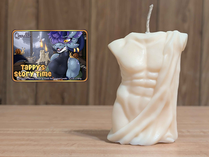 Tappy's Story Time Masculine Body Candle