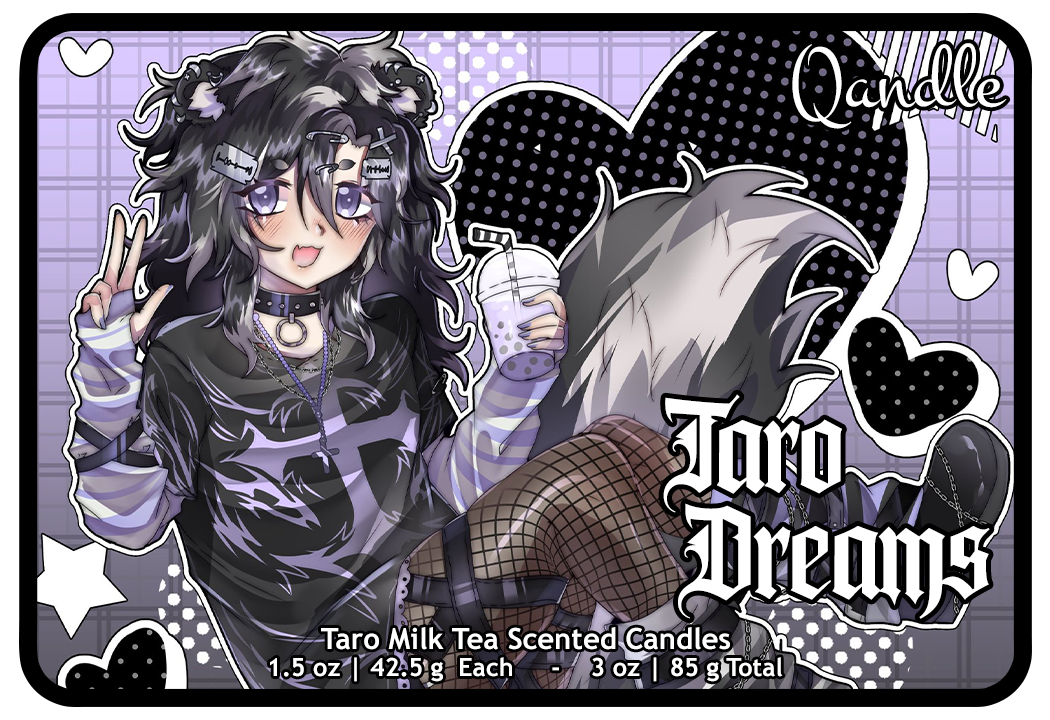 Taro Dreams Heart Candles