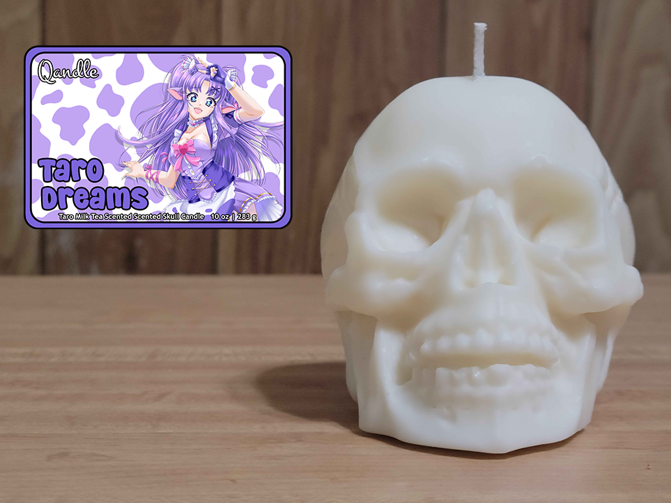 Taro Dreams Skull Candle