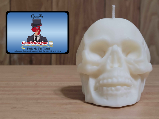 Teak Me I'm Yours Skull Candle