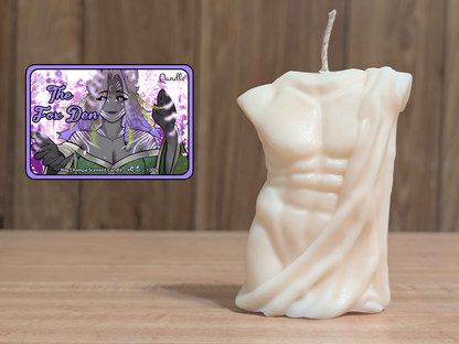 The Fox Den Masculine Body Candle