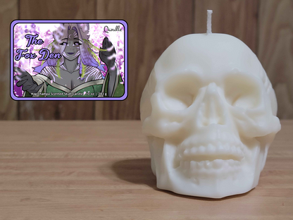 The Fox Den Skull Candle