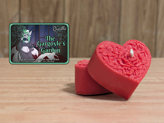 The Gargoyle's Garden Heart Candles