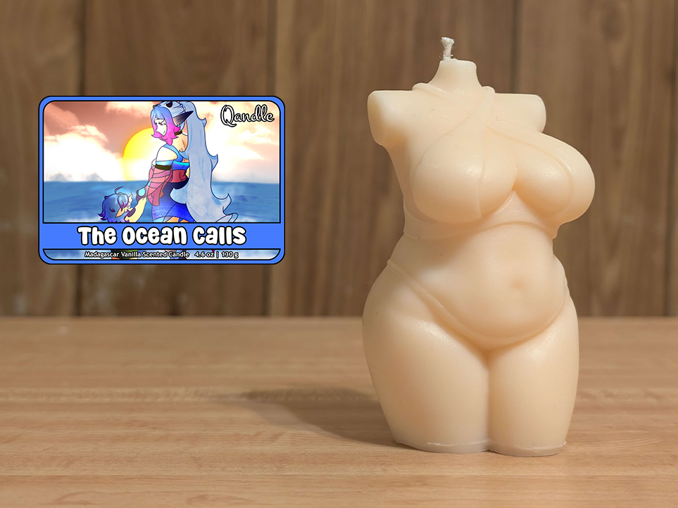 The Ocean Calls Curvy Body Candle