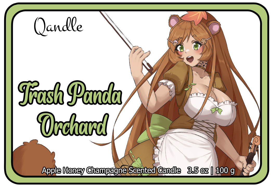 Trash Panda Orchard Feminine Body Candle