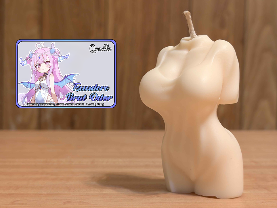 Tsundere Brat Odor Feminine Body Candle