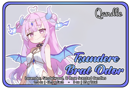 Tsundere Brat Odor Heart Candles