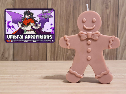 Umbral Apparitions Gingerbread Man Candle