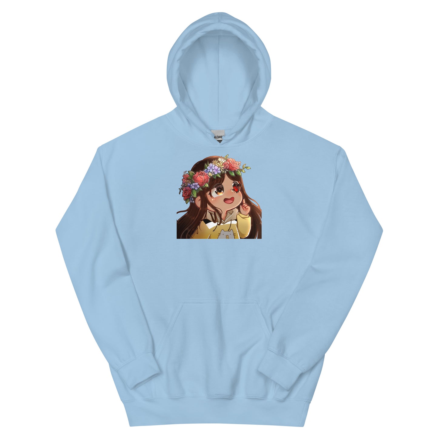 Rebeca Flower Crown Unisex Hoodie