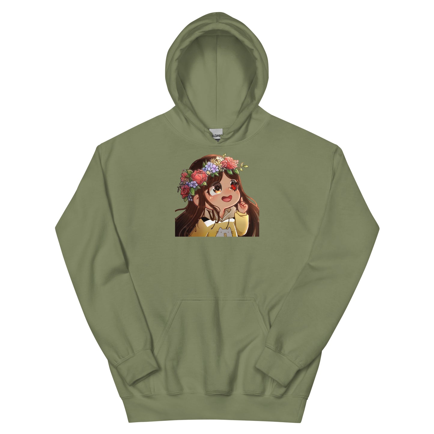 Rebeca Flower Crown Unisex Hoodie