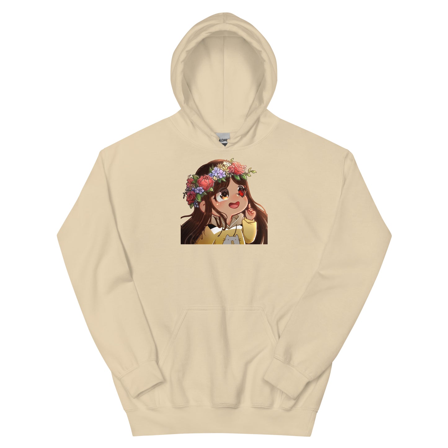 Rebeca Flower Crown Unisex Hoodie