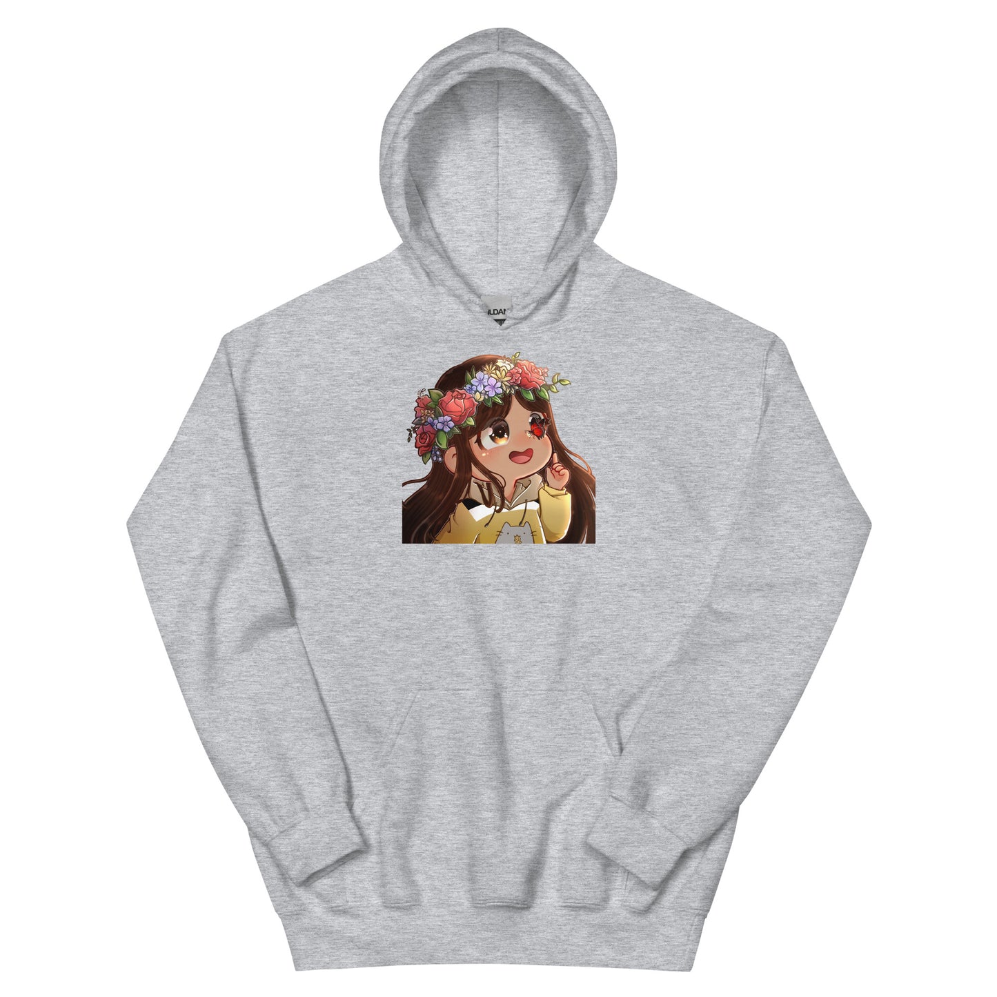 Rebeca Flower Crown Unisex Hoodie