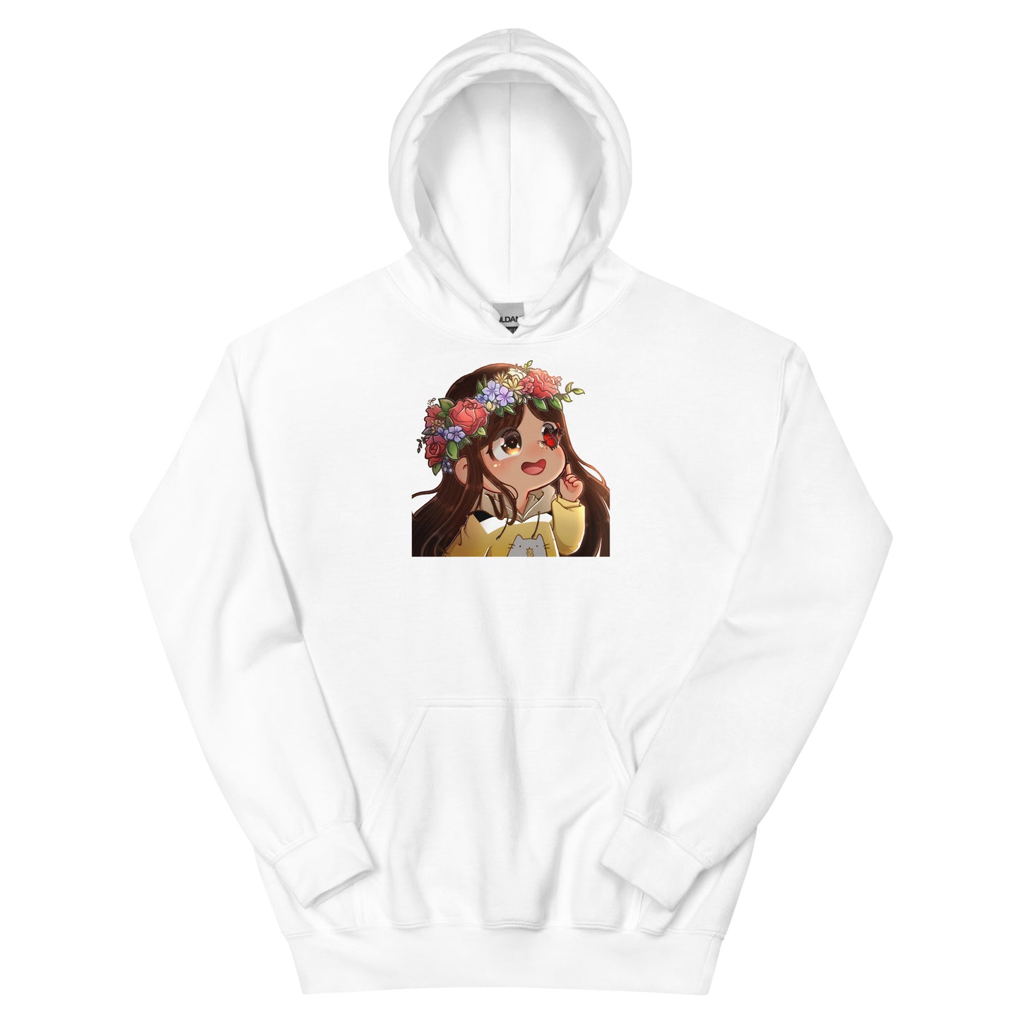 Rebeca Flower Crown Unisex Hoodie