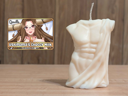 Ushimama's Choccy Milk Masculine Body Candle