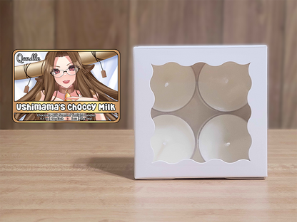 Ushimama's Choccy Milk Tealight Candles