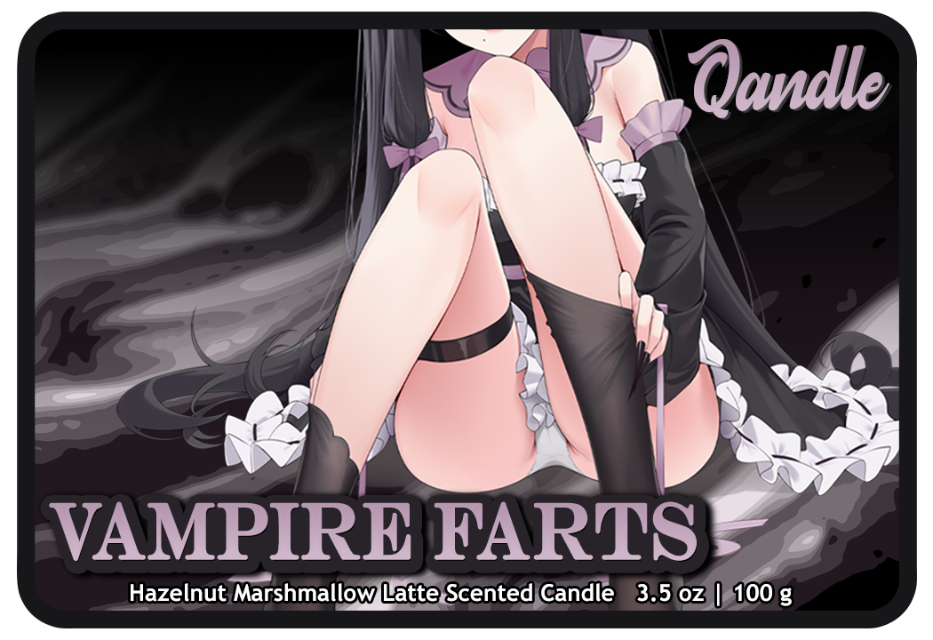 Vampire Farts Feminine Body Candle