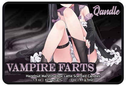 Vampire Farts Heart Candles