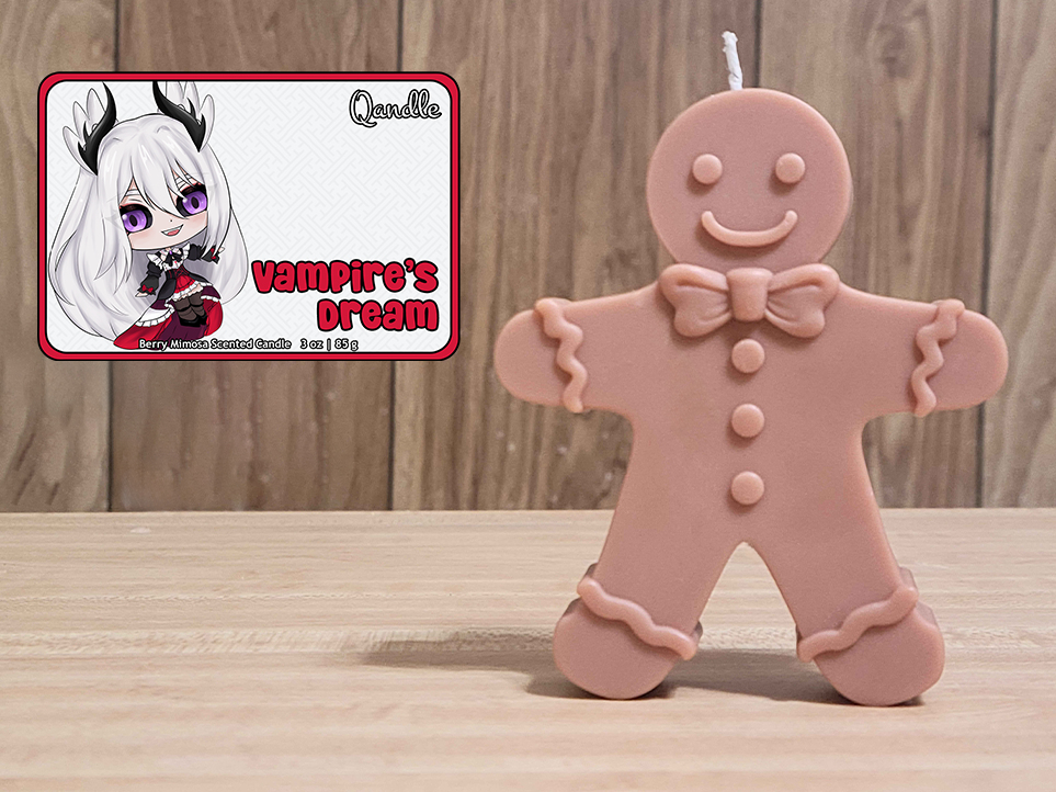 Vampire's Dream Gingerbread Man Candle