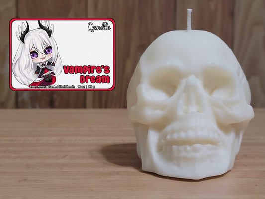 Vampire's Dream Skull Candle