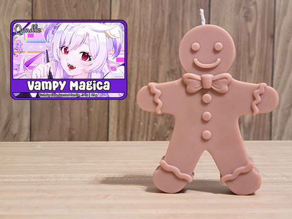 Vampy Magica Gingerbread Man Candle