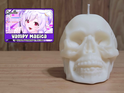 Vampy Magica Skull Candle