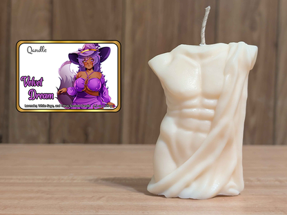 Velvet Dream Masculine Body Candle