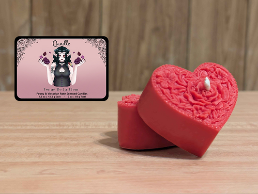 Venus De La Fleur Heart Candles