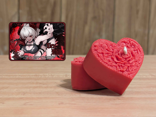 Vex Milk Heart Candles