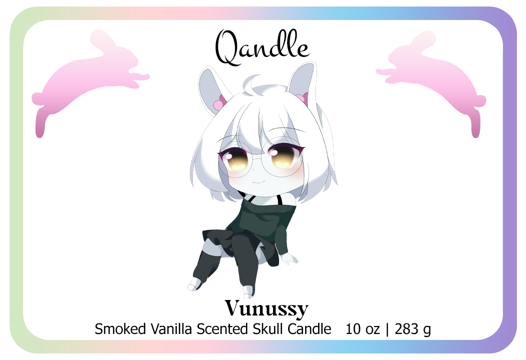 Vunussy Skull Candle