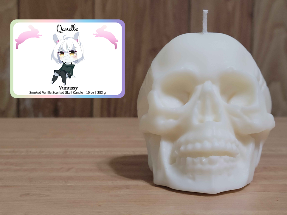 Vunussy Skull Candle