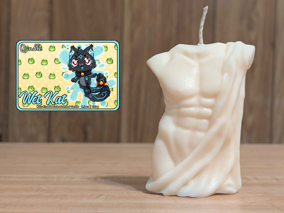 Wet Kat Masculine Body Candle