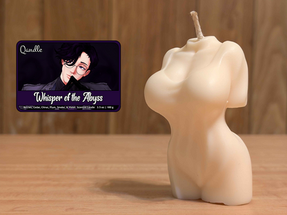 Whisper of the Abyss Feminine Body Candle