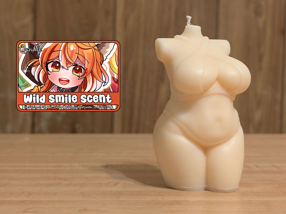 Wild Smile Scent Curvy Body Candle