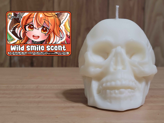 Wild Smile Scent Skull Candle