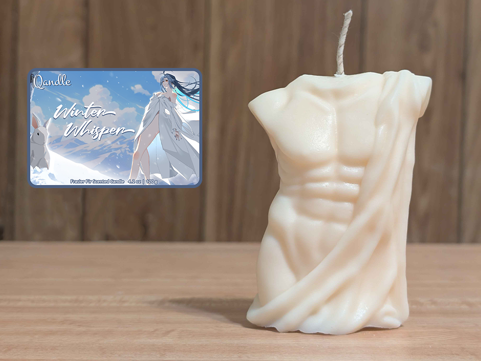 Winter Whisper Masculine Body Candle