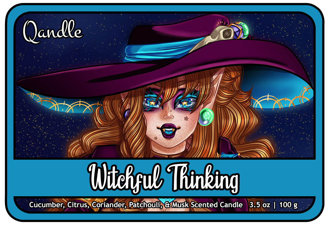 Witchful Thinking Feminine Body Candle