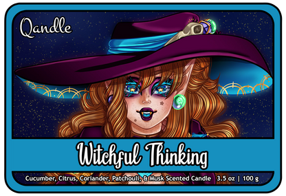 Witchful Thinking Feminine Body Candle