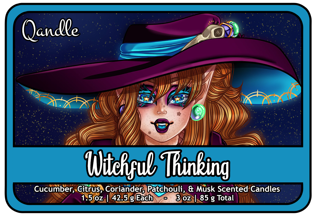 Witchful Thinking Heart Candles