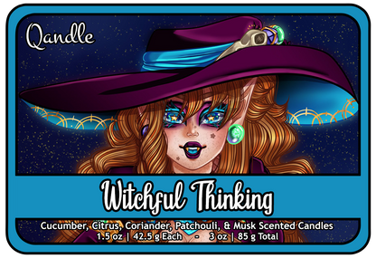 Witchful Thinking Heart Candles