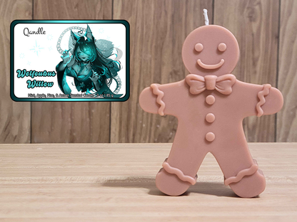 Wolfcubus Willow Gingerbread Man Candle