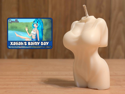 Xaliah's Rainy Day Feminine Body Candle