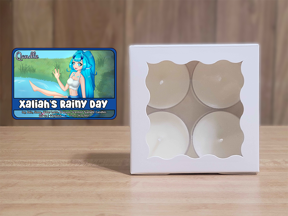 Xaliah's Rainy Day Tealight Candles