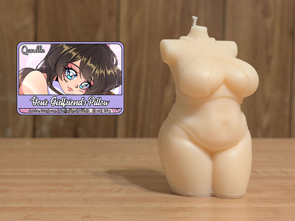 Your Girlfriend's Pillow Curvy Body Candle