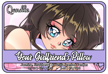 Your Girlfriend's Pillow Heart Candles