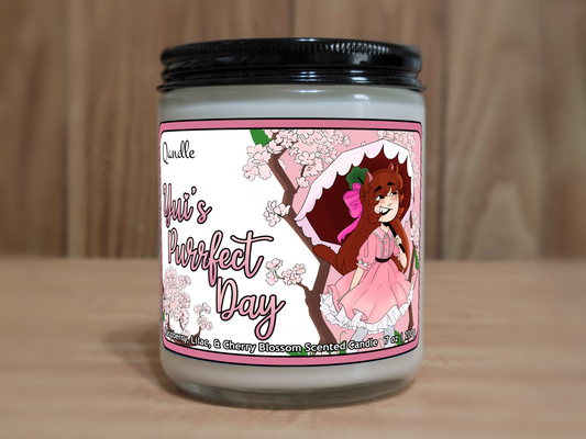 Yui's Purrfect Day Candle