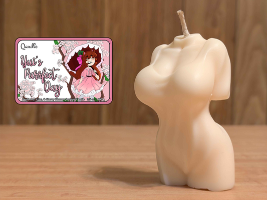 Yui's Purrfect Day Feminine Body Candle